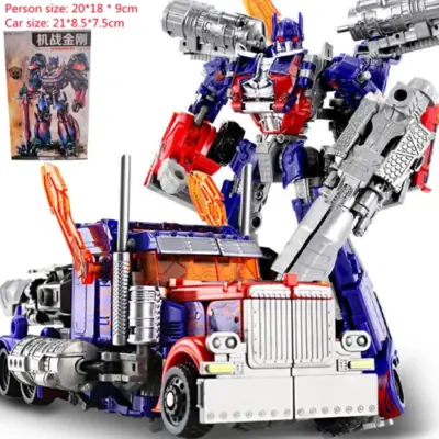 Image de Robot Transformable Autobot - Figurine de Commandant avec Épées