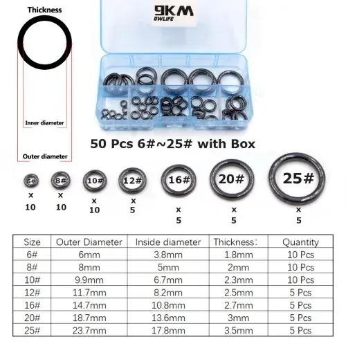 50Pcs avec boîte