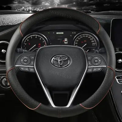Image de Housse de Volant en Cuir 38 cm - Compatible Toyota