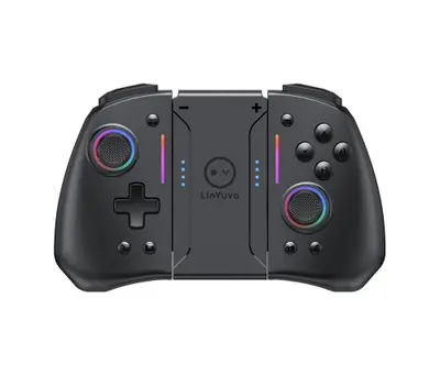 Image de Joy-Pad Sans Fil RGB pour Switch Lite - Lumière & Turbo Programmable