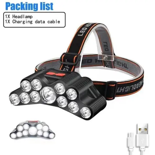 Image de Lampe Frontale Rechargeable Ultra Lumineuse