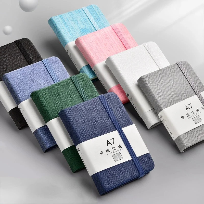 Image of Compact A7 Mini Notebook – Portable Pocket Notepad for Notes, Sketching, Planning & Daily Journaling – 96-Page Memo Diary for Office, School, and On-the-Go Use