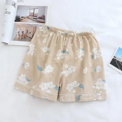 Image de Short de Pyjama en Coton Double Gaze - Confort Absolu