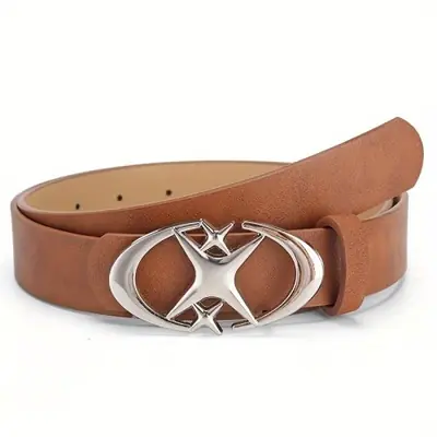 Image de Ceinture Punk Croix Métal Vintage - Style Gothique Y2K