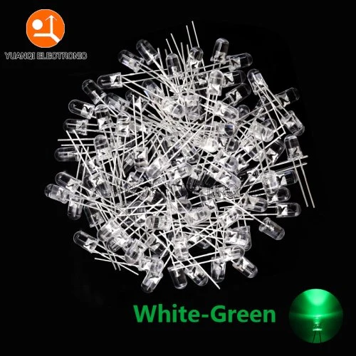 5MM wit-Green100pc