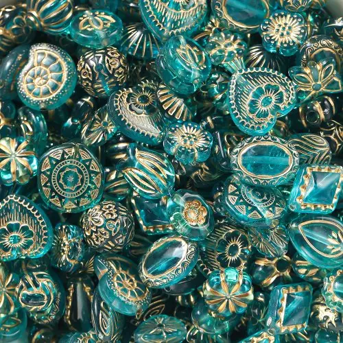 Image de Perles Acrylique Mixtes 20g - Kit Créatif pour Bracelets DIY