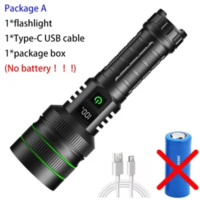 Image de Torche LED Ultra Puissante - Rechargeable USB & Étanche
