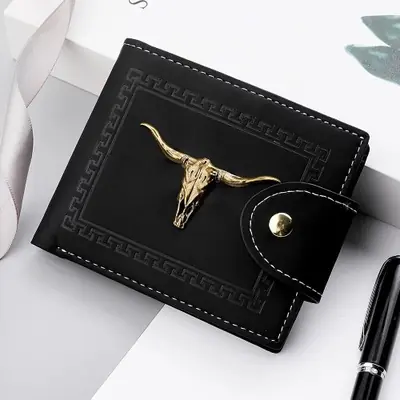 Image de Portefeuille Homme Mini Luxe avec Fermeture Éclair