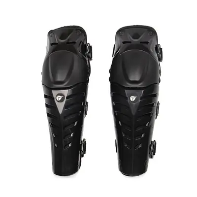 Image de Genouillères de Motocross Rouges - Protection Ultra-Résistante