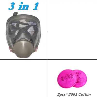 Image de Masque Respirateur Anti-Buée 6800 - Protection Industrielle Complète