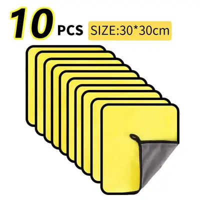 Image de Serviette Microfibre Ultra Absorbante - Nettoyage & Séchage Rapide
