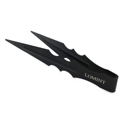 Bild von Edelstahl Shisha-Zange – Schwarz, 18 cm – Praktisch & Robust
