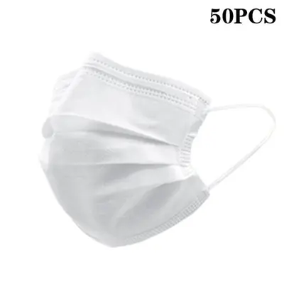 Image de Masques Faciaux Jetables Bleus - 50 Unités