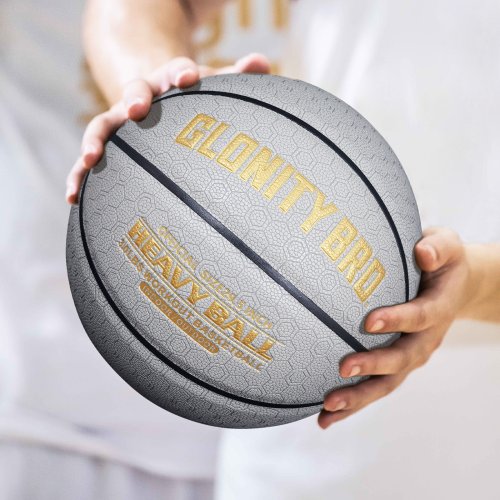 Imagen de Pelota de Baloncesto Pesada para Entrenamiento Profesional, Tamaño 7, 3.2 Libras, Ideal para Mejorar el Control, Pase y Habilidades de Dribbling