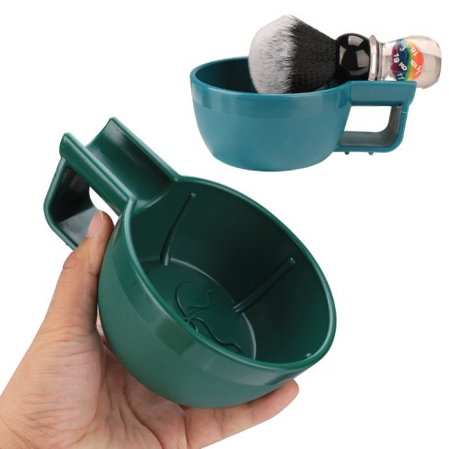 Afbeelding van Natuurlijke Scheerkom met Schuimende Zeep, Anti-Druppel Ontwerp, Verstevigd voor Optimaal Scheercomfort – Amerikaans 3D Patroon