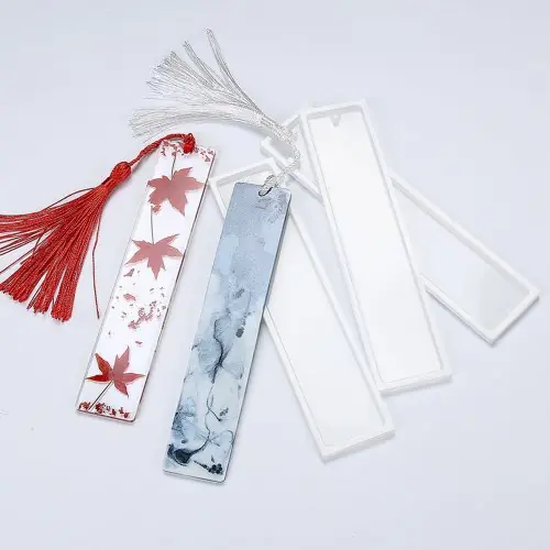 Image de Moule en Silicone Transparent pour Résine - Création de Bijoux & Marque-Pages
