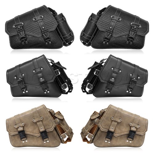 Afbeelding van Waterdichte Achterbrugtas voor Motorfiets – Ideaal voor Softail & Dyna