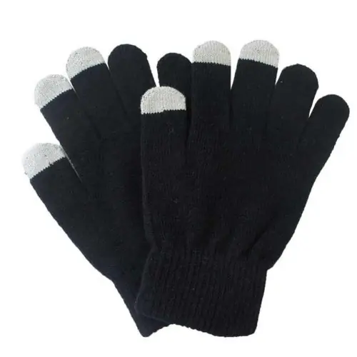 Image de Gants tactiles chauds d'hiver unisexe pour smartphone