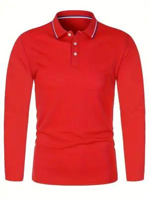Image de Polo Homme Manches Longues - Confort & Style