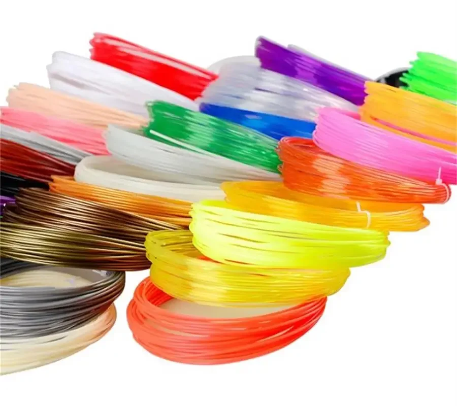 Afbeelding van 5 stuks 10m PLA 3D print filament 1,75mm - Hoge temperatuur gloeiend filament voor 3D printer en pen