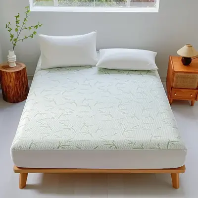 Image de Housse de Matelas Bambou Imperméable - Rafraîchissante & Respirante