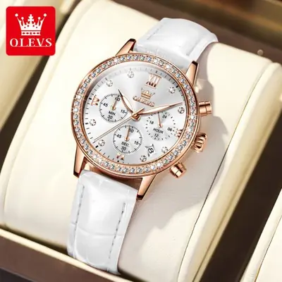 Image de Montre Femme Luxe Diamant Quartz Étanche