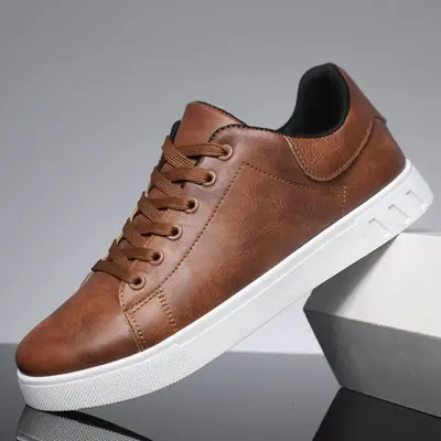 Image de Mocassins Homme Cuir Style Britannique - Élégant & Confortable