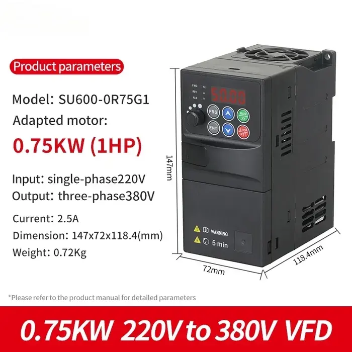 0.75KW-220V -380V-2