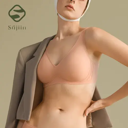Image de Soutien-gorge Push-Up Sans Couture Invisible & Confortable