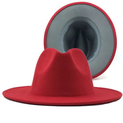 Rojo y gris
