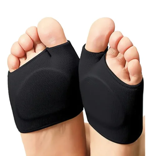 Image of Silicone Gel Half Insoles Women men Metatarsal Pads Heels Half Honeycomb Breathable Shoe Relief Moisture Wicking Forefoot Pad