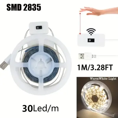Image de Ruban LED USB Intelligent avec Gradateur et Capteur