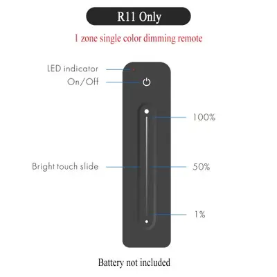 Image de Dimmer LED RF 2.4G pour Bande Lumineuse RGBW