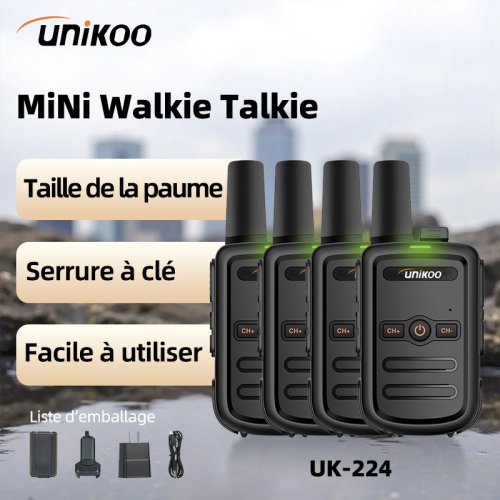 Immagine di Walkie Talkie Mini Portatile per Bambini - Comunicazione Bidirezionale a Lungo Raggio