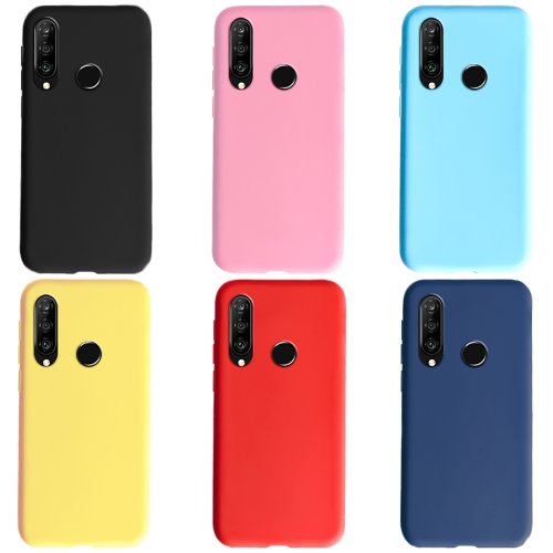 Afbeelding van Voor Huawei P30 Lite Case Plain Slim Soft Matte Silicon TPU Telefoon Gevallen Voor Huawei P30 Lite P30 Lite P30Pro P30 Lite Pro Cover