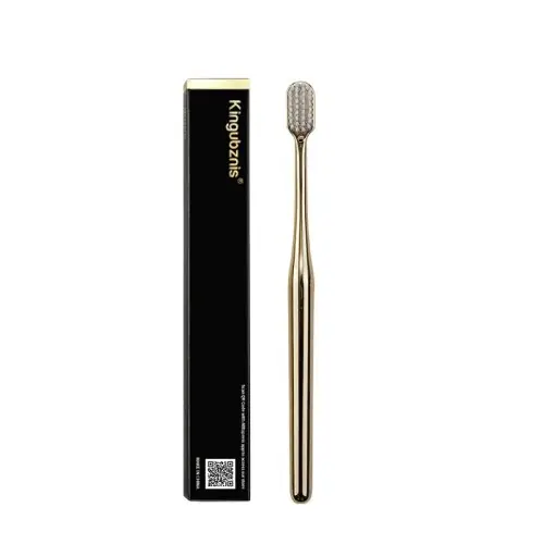 Image de Brosse à Dents de Luxe Or & Argent