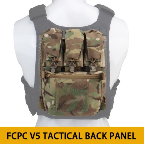 Image de Gilet Airsoft V5 FCPC avec Plaque Arrière et Pochettes
