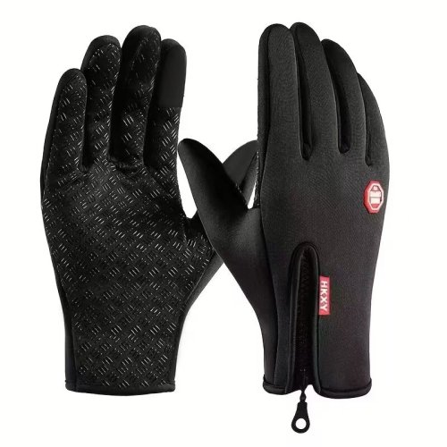 Image of Premium Outdoor Cycling Gloves for Men and Women – Warm, Anti-Slip, Windproof & Breathable Winter Bike Gloves with Touchscreen Compatibility