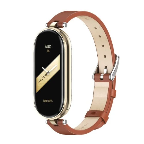 PU marrone chiaro oro
