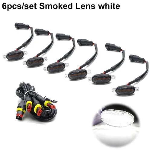 6PC Smoked White
