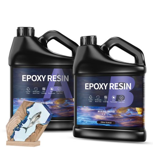 Image de Colle Résine Époxy AB - Haute Clarté & Séchage Rapide