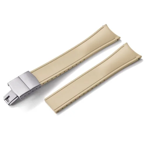 Kaki zilver gesp