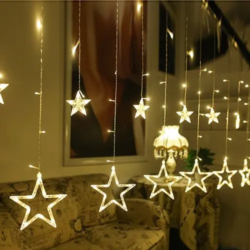 Image de Guirlande Lumineuse Étoile LED 3,5m - Décoration de Noël Féérique