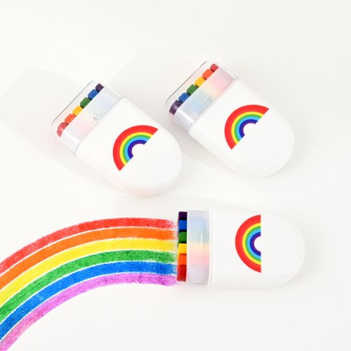 Image de Crayons de Couleur Arc-en-Ciel - Set Créatif pour Enfants