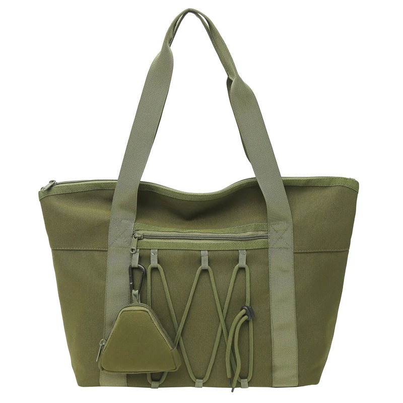 Imagen de Oxford Color sólido 2025 bolso de viaje de alta calidad cremallera de gran capacidad bolso de hombro Simple de moda bolso cruzado suave de moda