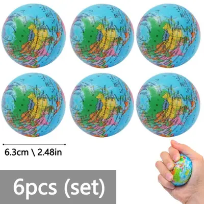 Image de Mini Balles Anti-Stress Planète - Jouet Éducatif pour Enfants