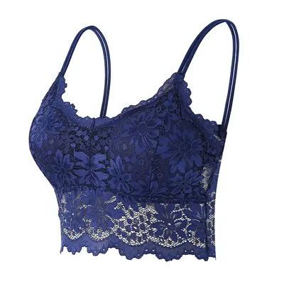 Image de Bralette en dentelle fine pour femme, débardeur sexy et confortable