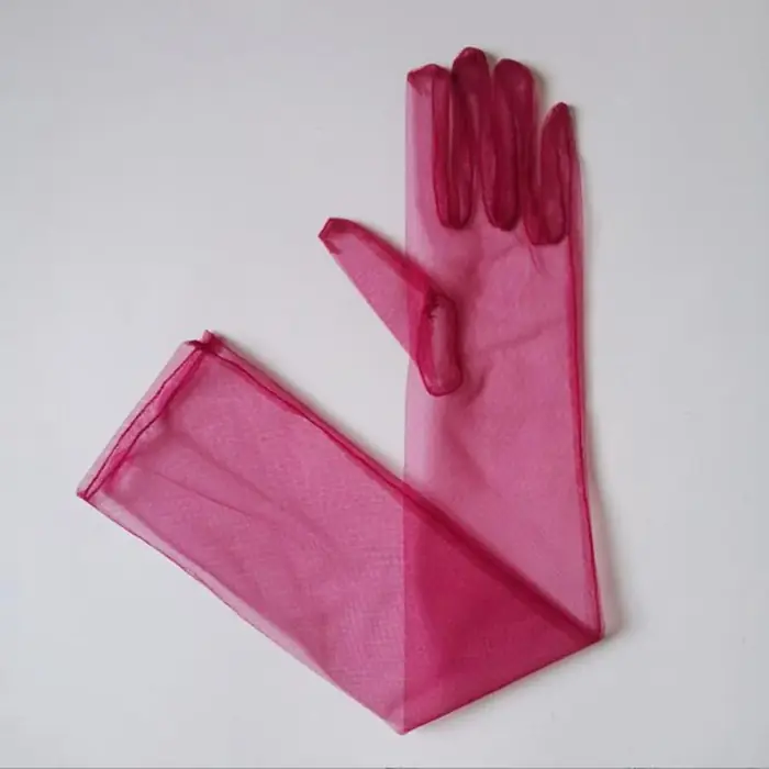 Image de Gants Longs Transparentes Femmes - Élégance & Protection