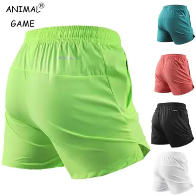 Image de Shorts Homme Été Respirant en Soie Glacée - Idéal Course & Fitness