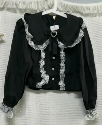 Image de Chemisier Dentelle Kawaii Y2K Harajuku